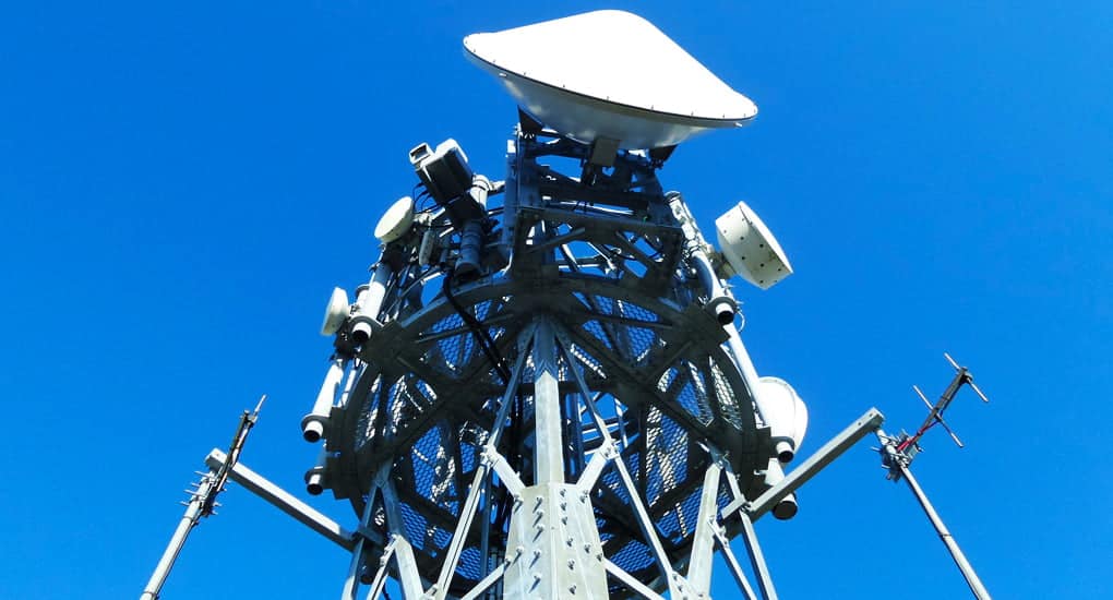 radio frequency wireless network tower