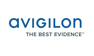 Avigilon company logo with slogan "The Best Evidence"