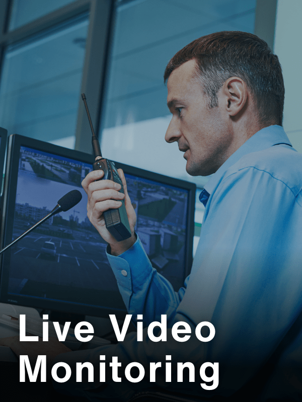 live video monitoring car dealership security camera ai surveillance