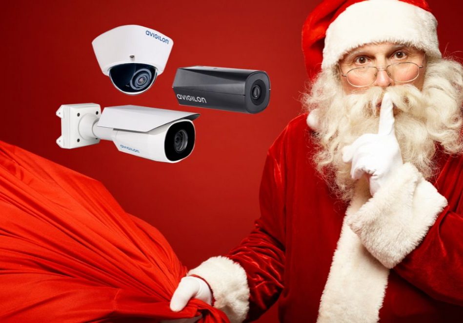 Resolute Partners - Three Video Cameras Pointing at Santa - Six Video Surveillance Maintenance Tips to Catch Santa on Camera - Video Security Systems