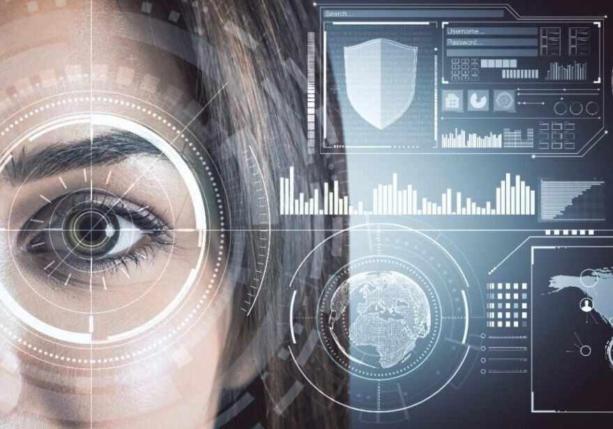 girl pointing to screen